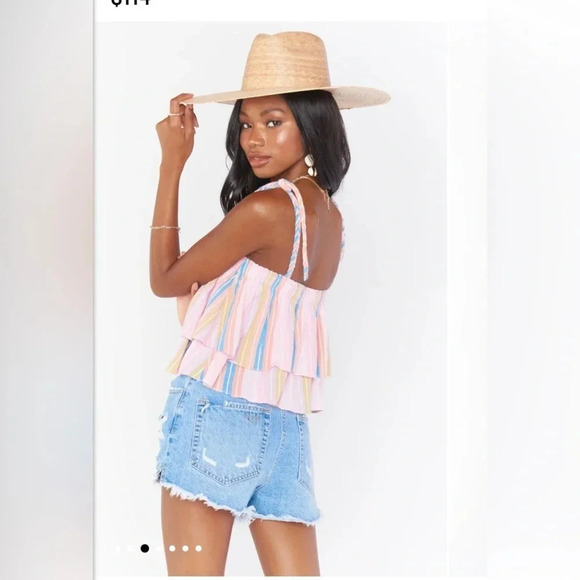 SHOW ME YOUR MUMU boho cropped top. $114US  $ 150 CAD - Picture 4 of 12